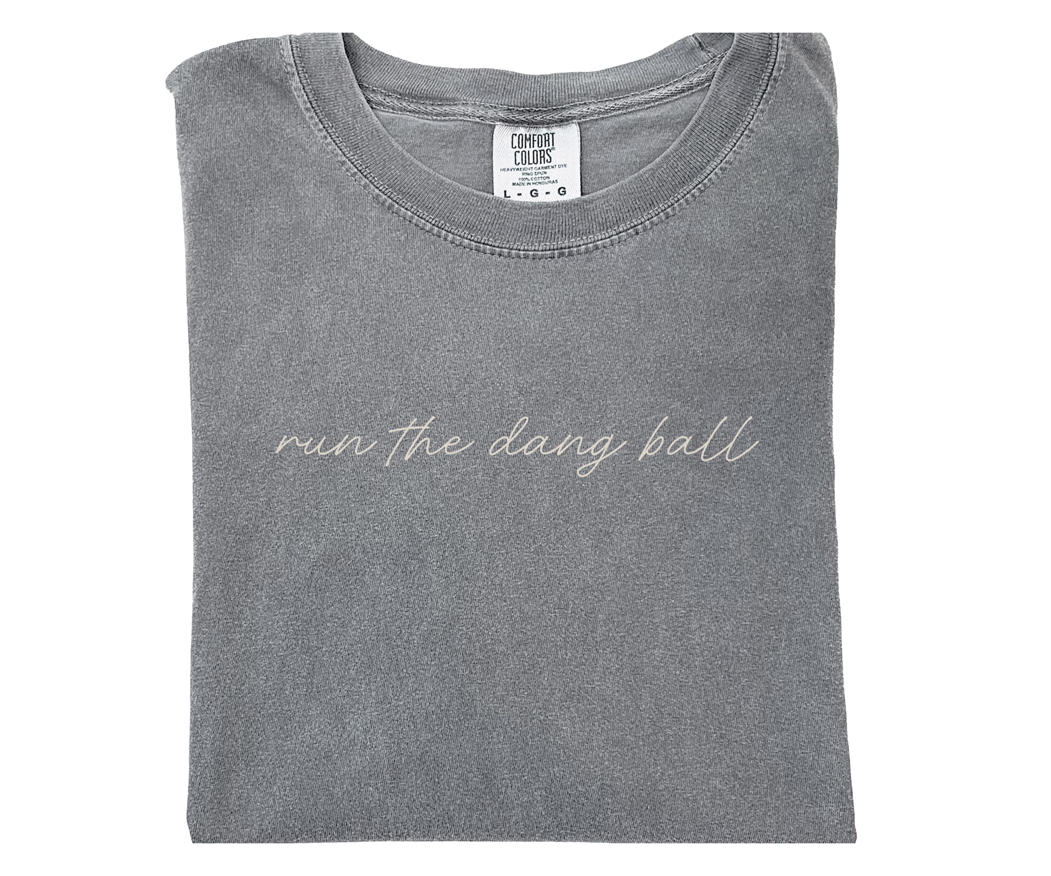 run the dang ball
